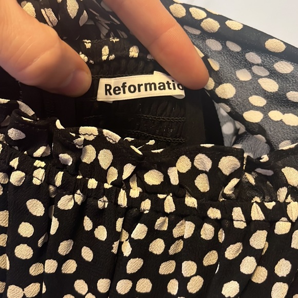 Reformation long sleeve chiffon blouse - Picture 4 of 5